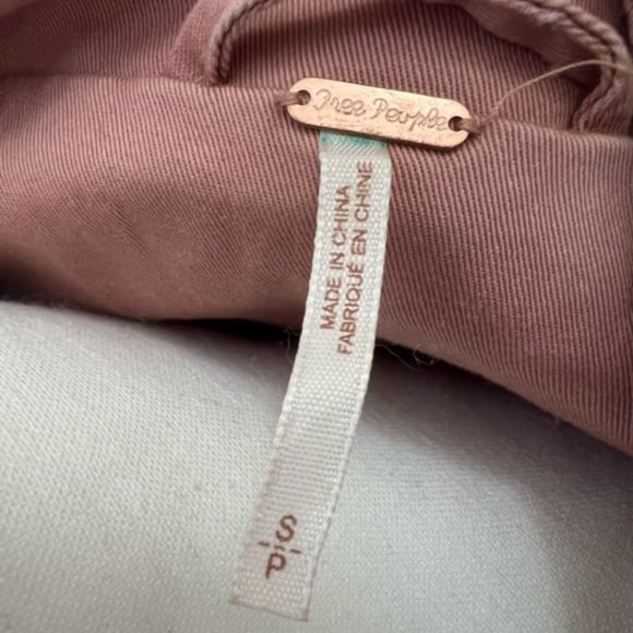 Free People Ruffle Romance Jacket Pink - Picture 5 of 7